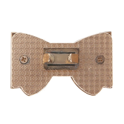Bowknot Clasp Turn Locks Twist Lock DIY Leather Handbag Bag Hardware