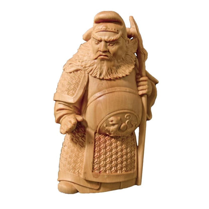 Boxwood 10cm Three Kingdoms Three Brothers Sculpture Figure Chinese Liubei Guanyu Zhangfei Solid Wood Statue Loyalty Home Decor