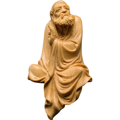 Boxwood 8cm 11cm Dharma Sculpture Wood Carving Buddha Statue Zen Buddhism Home Decor