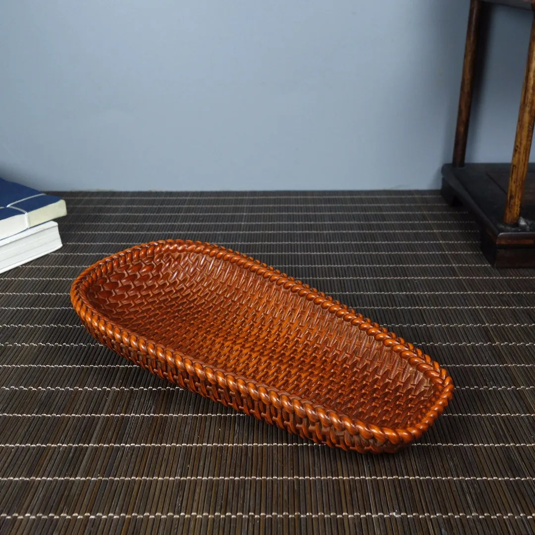 Boxwood Carving Dustpan Tea Shovel Chinese Kung Fu Tea