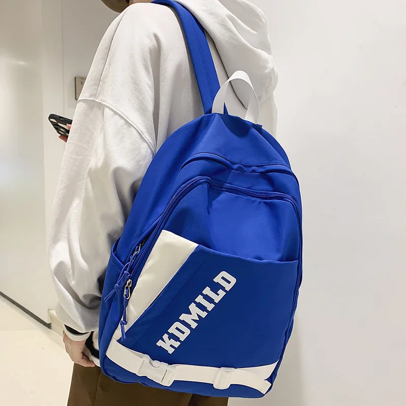 Boy Girl Purple College Backpack Fashion Ladies Men School Bags Female Male Travel Student Bag Cool Laptop Women Backpack Trendy