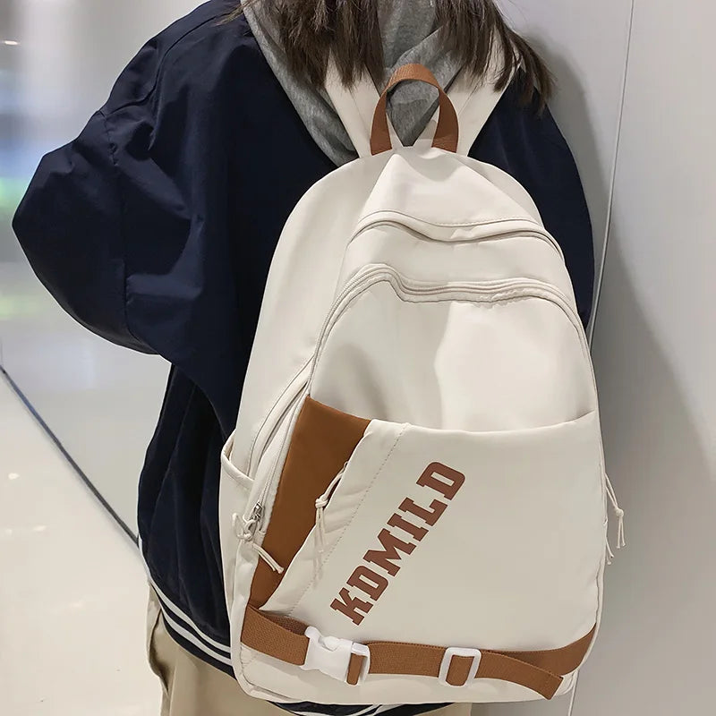 Boy Girl Purple College Backpack Fashion Ladies Men School Bags Female Male Travel Student Bag Cool Laptop Women Backpack Trendy
