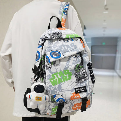 Boy Girl Travel Leisure Printing Waterproof School Bag Female Men Laptop Lady Camouflage College Backpack Fashion Women Book Bag