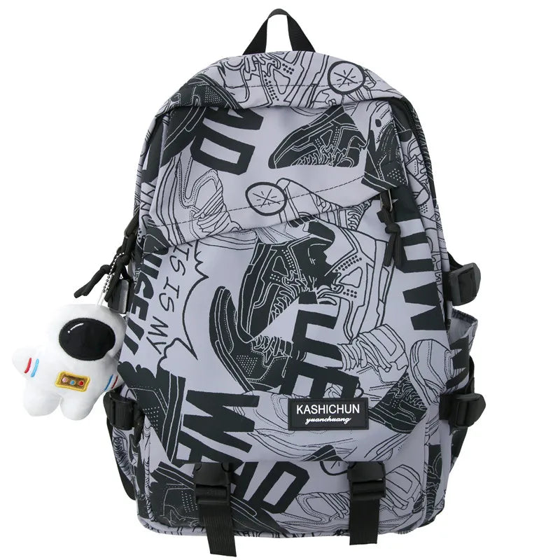 Boy Girl Travel Leisure Printing Waterproof School Bag Female Men Laptop Lady Camouflage College Backpack Fashion Women Book Bag