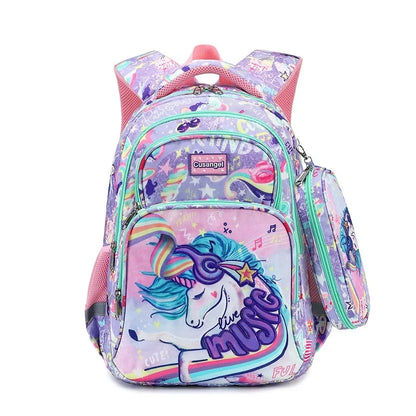 Boys Dinosaur Backpack Set with Lunch Box Pencil Case Girl School Bag for Kids Elementary Preschool Cartoon Schoolbag