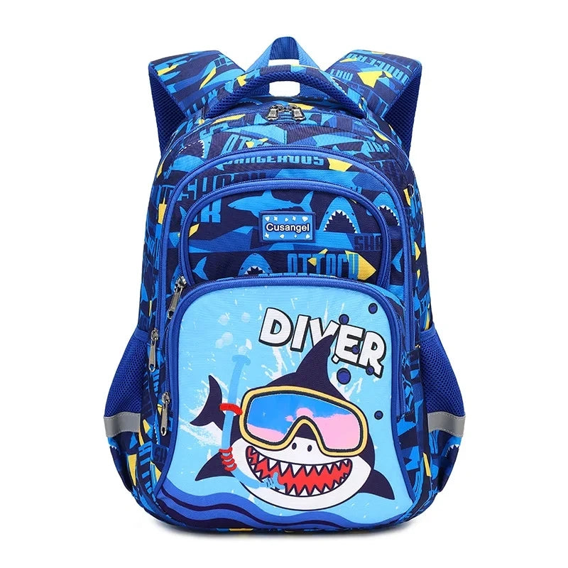 Boys Dinosaur Backpack Set with Lunch Box Pencil Case Girl School Bag for Kids Elementary Preschool Cartoon Schoolbag