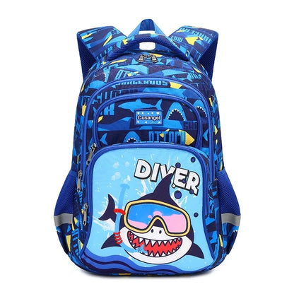 Boys Dinosaur Backpack Set with Lunch Box Pencil Case Girl School Bag for Kids Elementary Preschool Cartoon Schoolbag