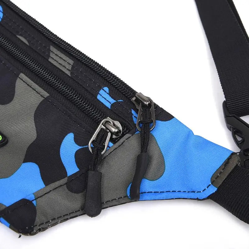 Boys Girls Kids Comouflage Fanny Pack Travel Bum Bag Money Waist Belt Walking Holiday Pouch