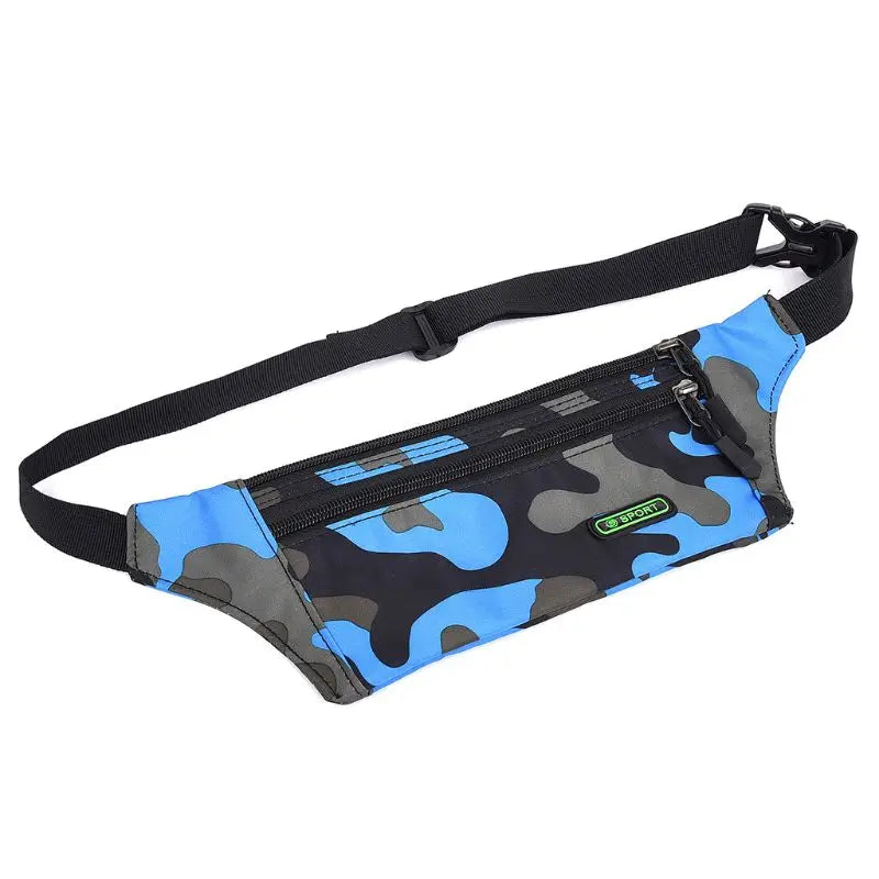 Boys Girls Kids Comouflage Fanny Pack Travel Bum Bag Money Waist Belt Walking Holiday Pouch