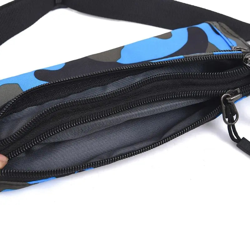 Boys Girls Kids Comouflage Fanny Pack Travel Bum Bag Money Waist Belt Walking Holiday Pouch
