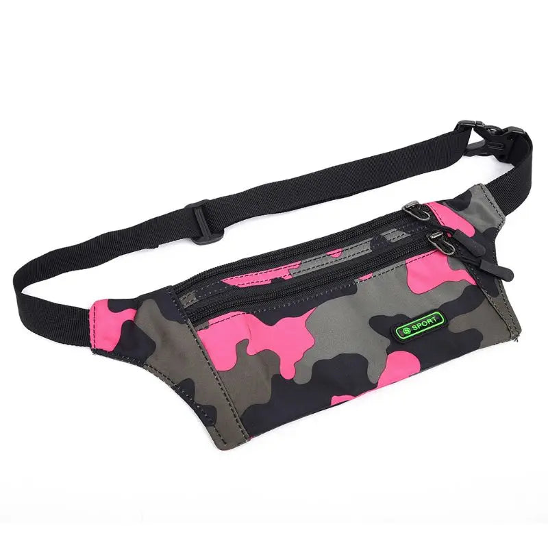 Boys Girls Kids Comouflage Fanny Pack Travel Bum Bag Money Waist Belt Walking Holiday Pouch