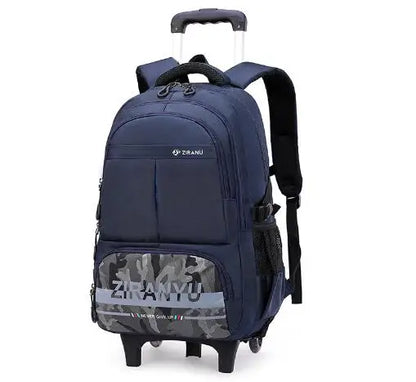 Boys Rolling Backpacks for Kids School Large Capacity Wheeled Bookbags Elementary School Bags Back Packs with 2 Wheels 6 Wheels