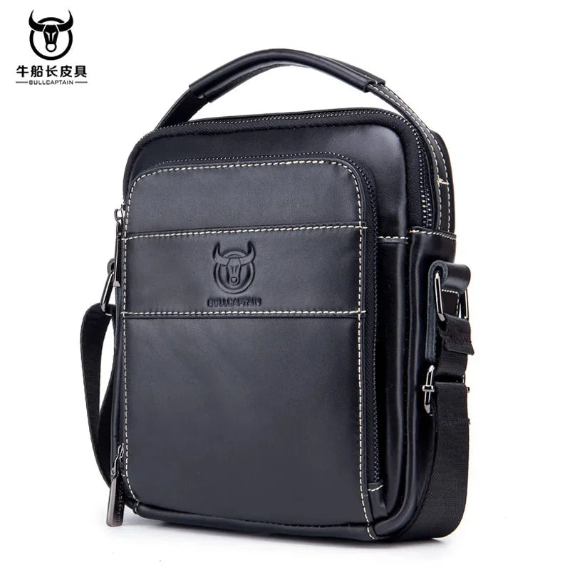 Brand Cowhide Men Handbags Multi-function Man's Crossbody shoulder Genuine Leather Messenger Bag For Man Travel