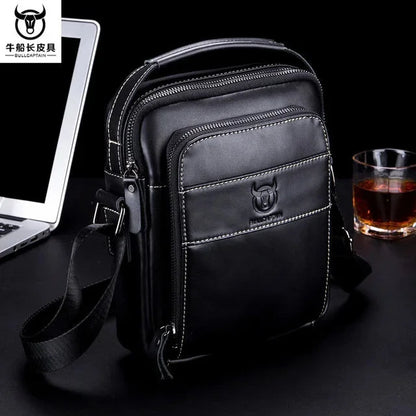 Brand Cowhide Men Handbags Multi-function Man's Crossbody shoulder Genuine Leather Messenger Bag For Man Travel