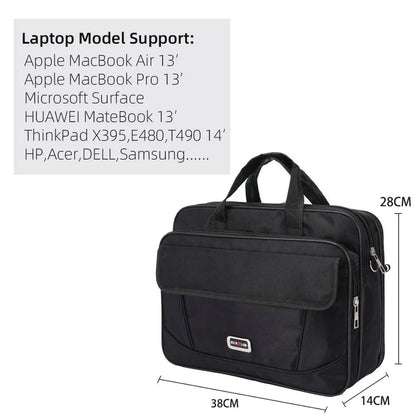 Brand High Quality Waterproof Nylon Shoulder laptop computer bag Men's Briefcase Messenger Bag