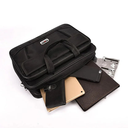 Brand High Quality Waterproof Nylon Shoulder laptop computer bag Men's Briefcase Messenger Bag