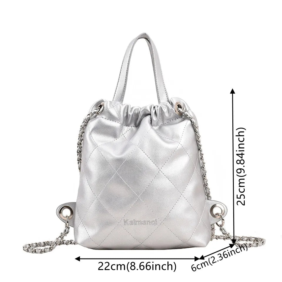 Brand New PU Backpack Women Leather Luxury Backpack Women Fashion Travel Backpack Satchel School Shoulder Bag