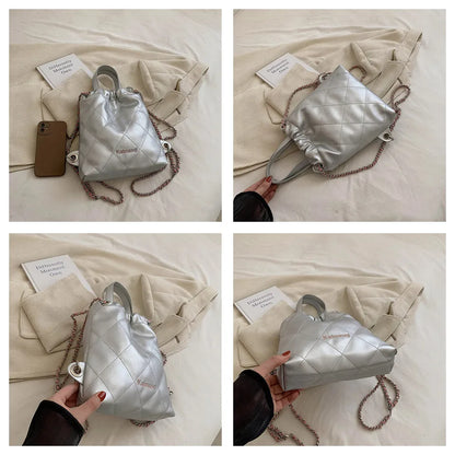 Brand New PU Backpack Women Leather Luxury Backpack Women Fashion Travel Backpack Satchel School Shoulder Bag