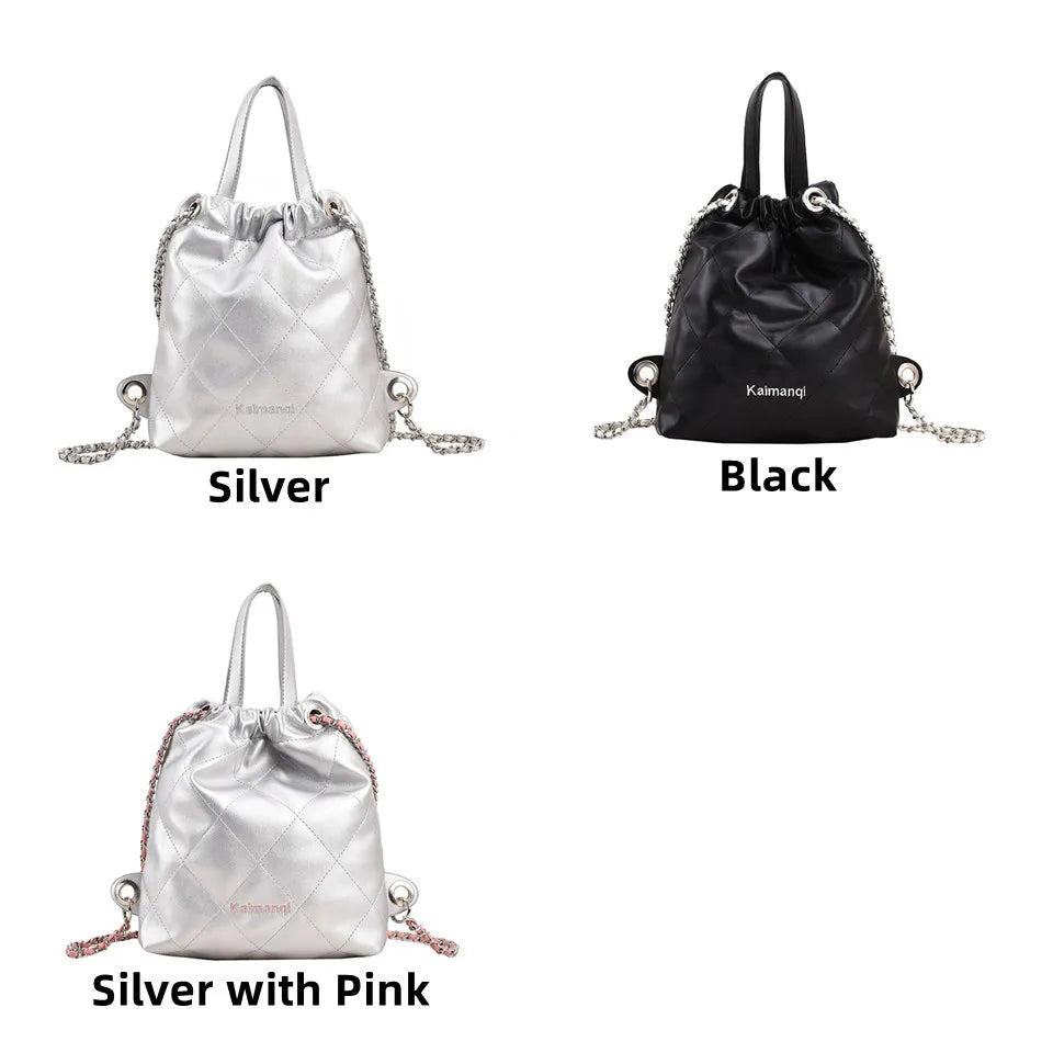 Brand New PU Backpack Women Leather Luxury Backpack Women Fashion Travel Backpack Satchel School Shoulder Bag