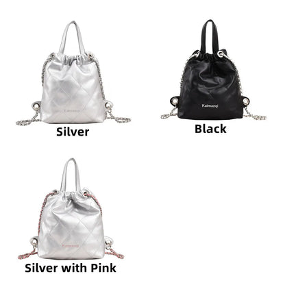 Brand New PU Backpack Women Leather Luxury Backpack Women Fashion Travel Backpack Satchel School Shoulder Bag