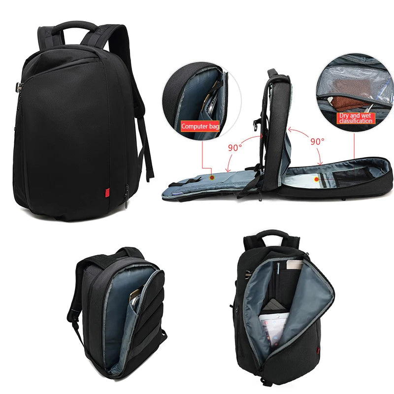 Brand New Waterproof Backpack Men 15.6 Inch Laptop Backpack School Bags Business Travel Backpacks for Women Male Bagpack Mochila