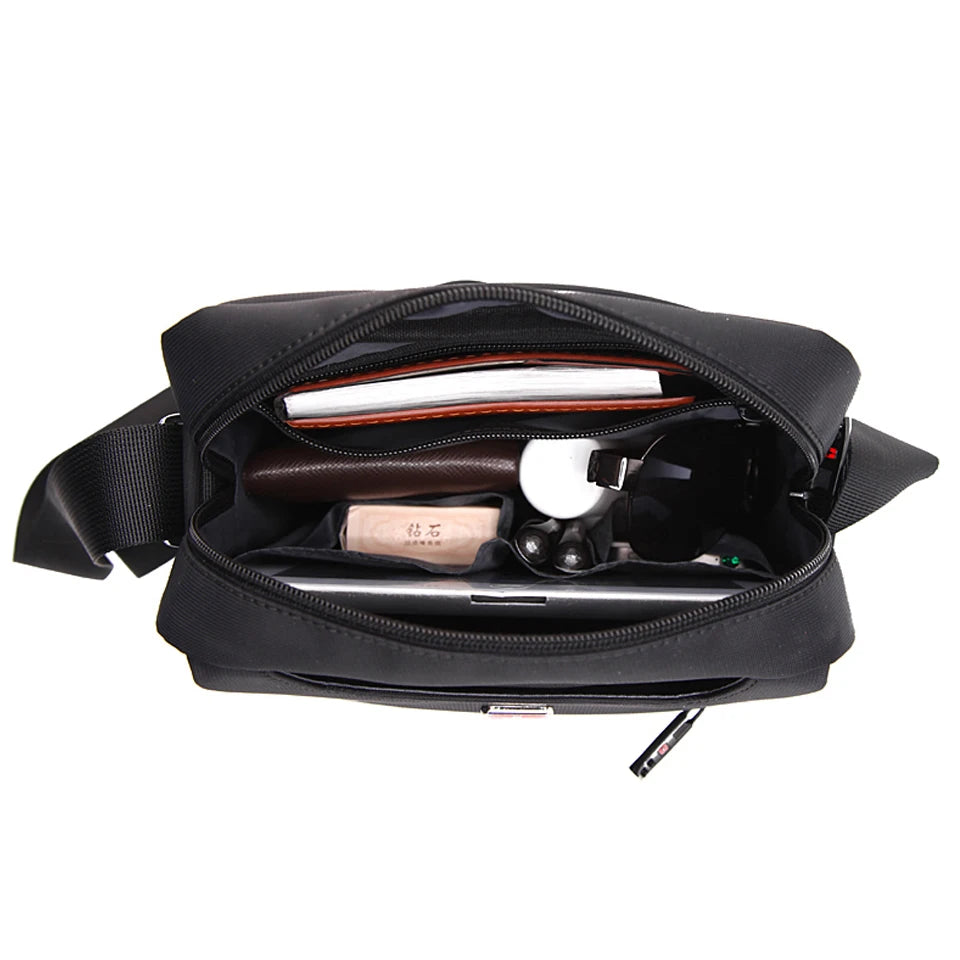 Brand Waterproof Men Single Shoulder Bag Oxford Black Messenger Bags Male Handbag Business Briefcase Casual Bags Female