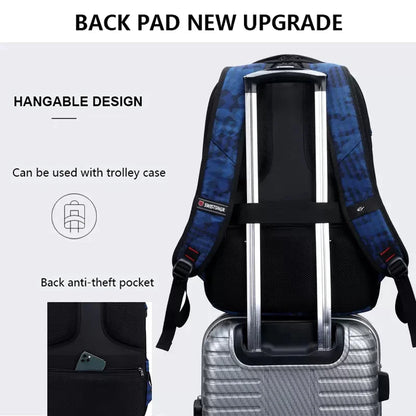 Brand Waterproof USB Charging Backpack Women 17 Inch Laptop Bag Man Travel Backpacks Large Capacity School Bag Male Mochila