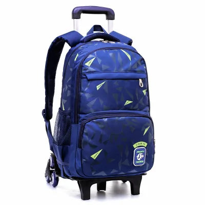 Brand kids can climb stairs luggage school bag On wheels students knapsack Casual suitcase 6-14 years Children travel backpack