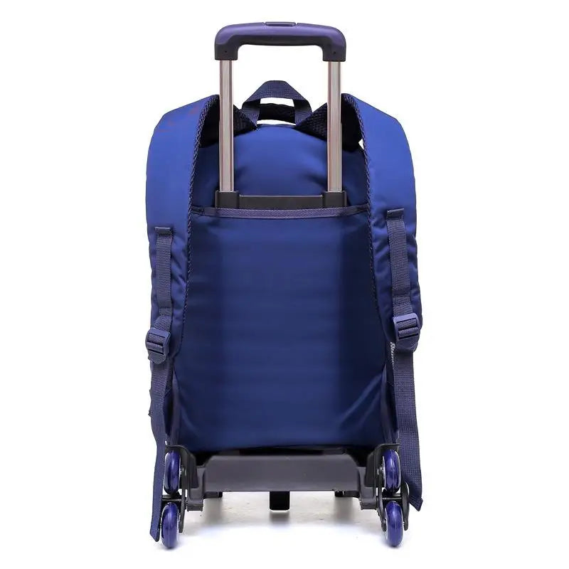 Brand kids can climb stairs luggage school bag On wheels students knapsack Casual suitcase 6-14 years Children travel backpack