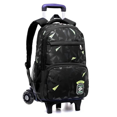 Brand kids can climb stairs luggage school bag On wheels students knapsack Casual suitcase 6-14 years Children travel backpack