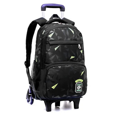 Brand kids can climb stairs luggage school bag On wheels students knapsack Casual suitcase 6-14 years Children travel backpack
