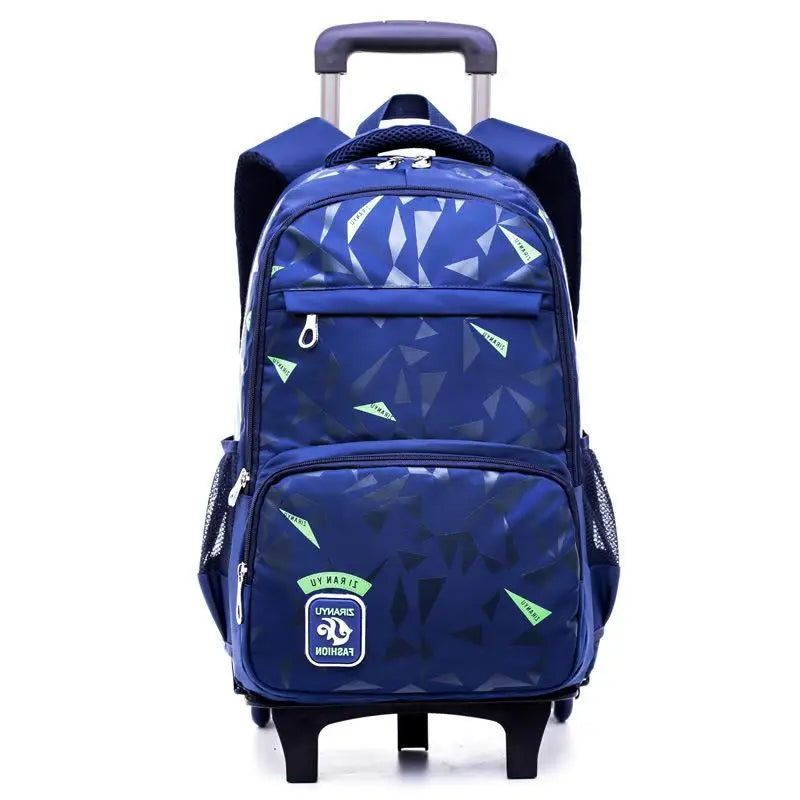 Brand kids can climb stairs luggage school bag On wheels students knapsack Casual suitcase 6-14 years Children travel backpack