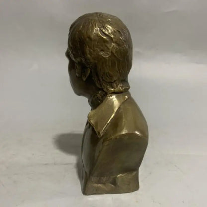 Brass Adam Wysocki Head portrait crafts statue