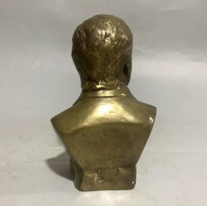 Brass Adam Wysocki Head portrait crafts statue
