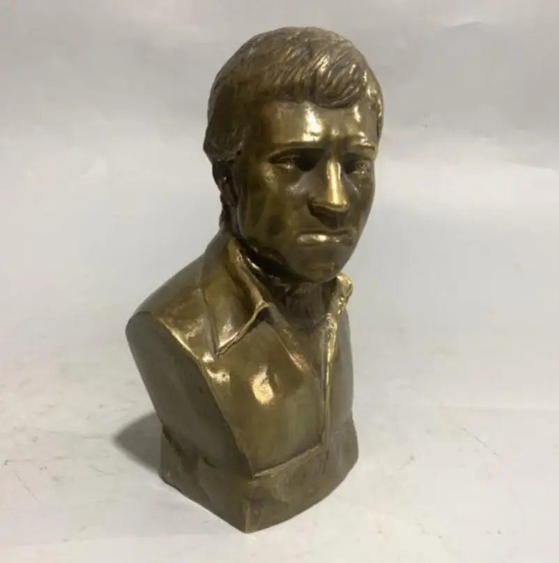 Brass Adam Wysocki Head portrait crafts statue