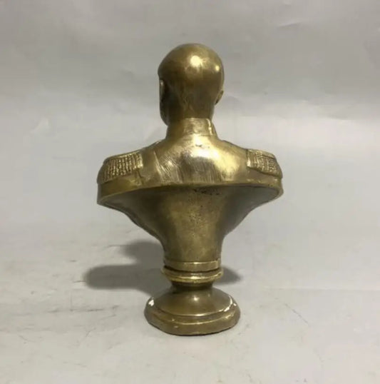 Brass Alexander III Head portrait crafts statue