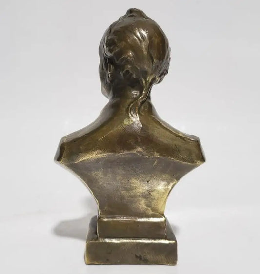 Brass Alexander Suvorov Head portrait crafts statue