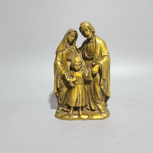 Brass Christianity Jesus The Virgin Mary Statue Decorative Ornaments Desktop Decorations
