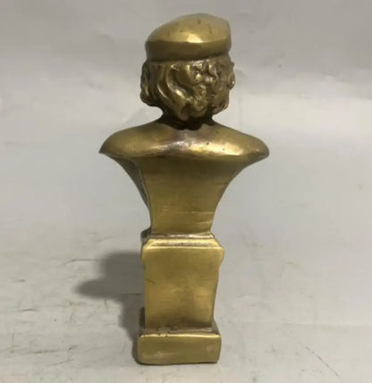 Brass Cuban revolutionary leader Guevara Head portrait crafts statue