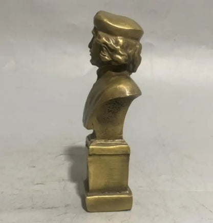 Brass Cuban revolutionary leader Guevara Head portrait crafts statue
