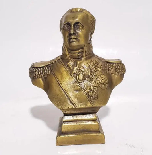 Brass Golenishchev-Kutuzov Head portrait crafts statue