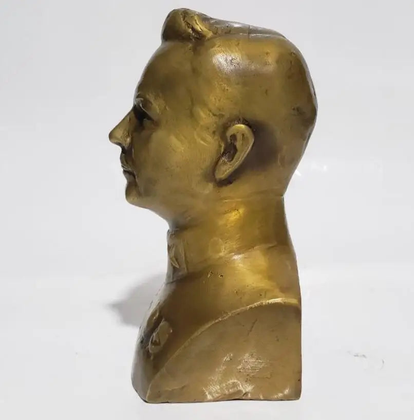 Brass Kliment Voroshilov Head portrait crafts statue