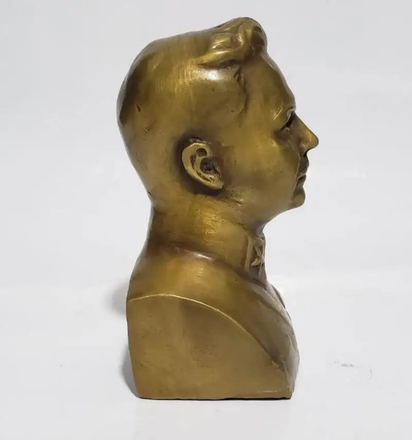 Brass Kliment Voroshilov Head portrait crafts statue