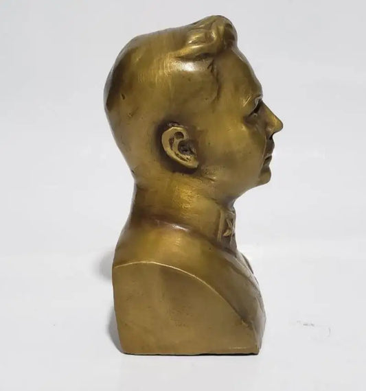 Brass Kliment Voroshilov Head portrait crafts statue