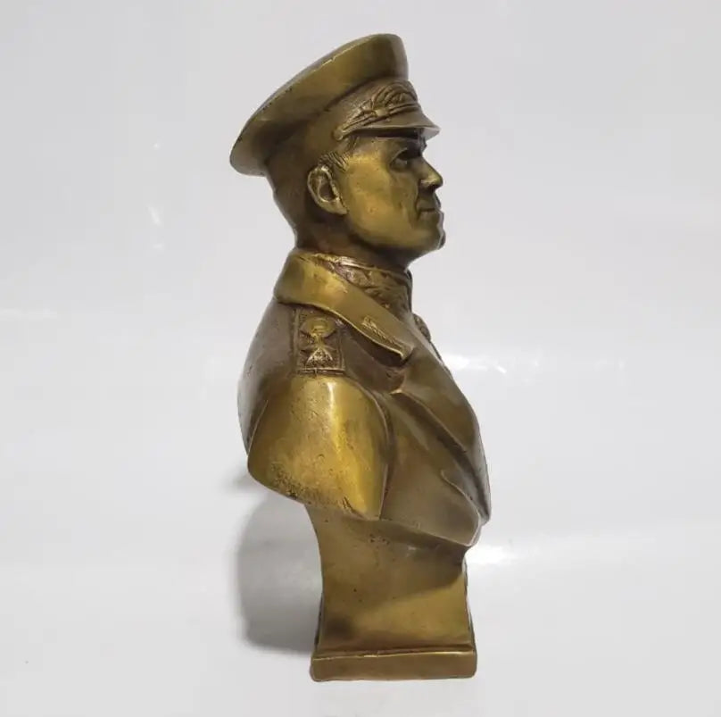 Brass Konstantinovich Zhukov Head portrait crafts statue