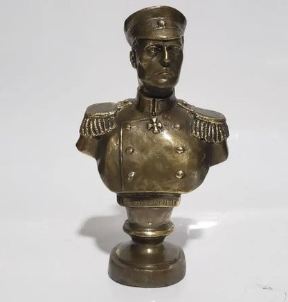 Brass Nakhimov Head portrait crafts statue
