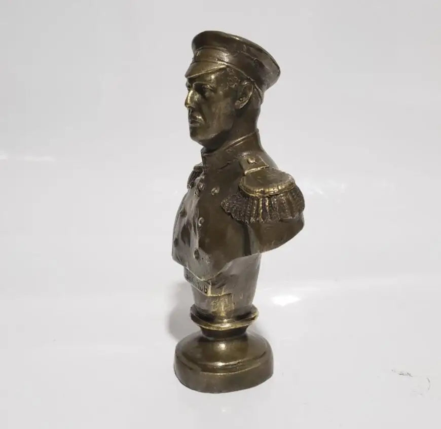 Brass Nakhimov Head portrait crafts statue