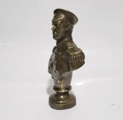 Brass Nakhimov Head portrait crafts statue