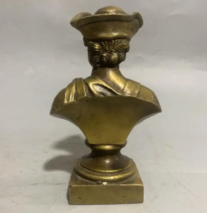 Brass Peter the Great Head portrait crafts statue