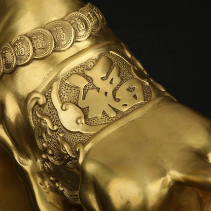 Brass Wall Street Bull Statue Modern art crafts Home living room bedroom decoration ornaments Office business statue